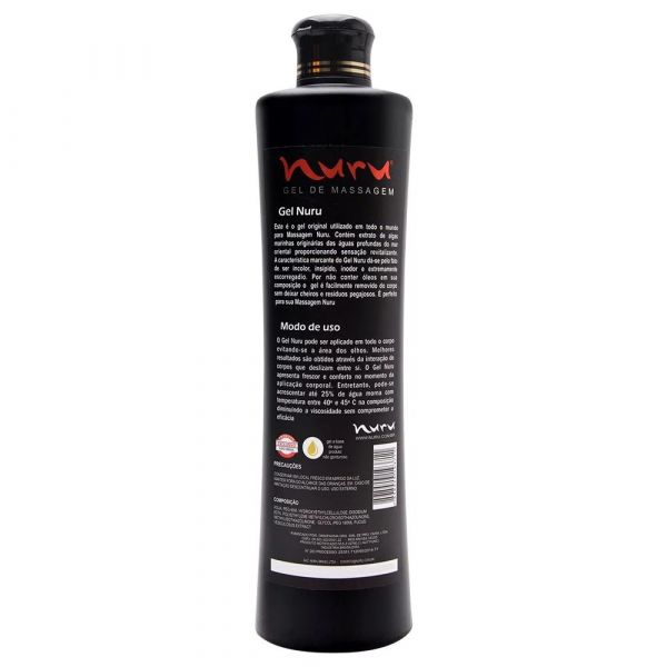 Nuru 500ml Gel Standard Média Viscosidade