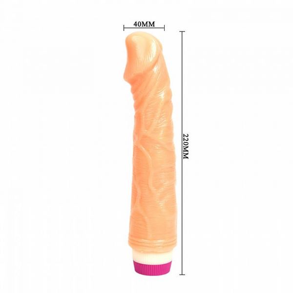 Prótese 19 x 4 cm Silicone com Vibro