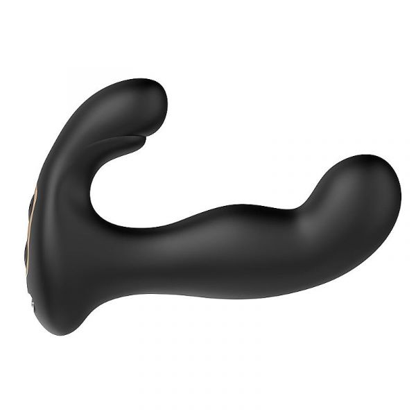 Vibrador de Próstata com Função Dedilhar - Preto - Recarregável