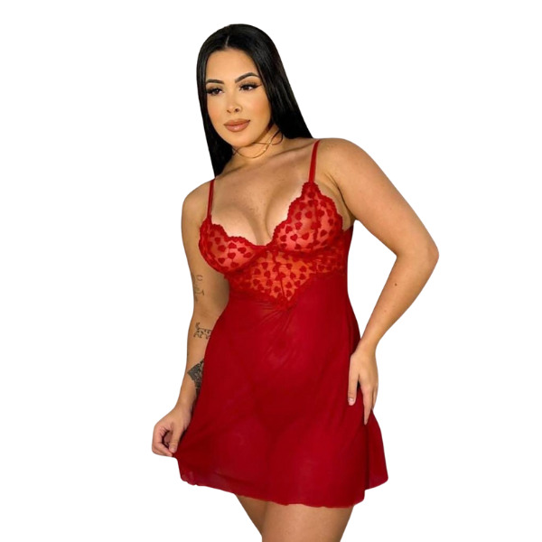 Camisola Renda Bordada – Toque de Paixão