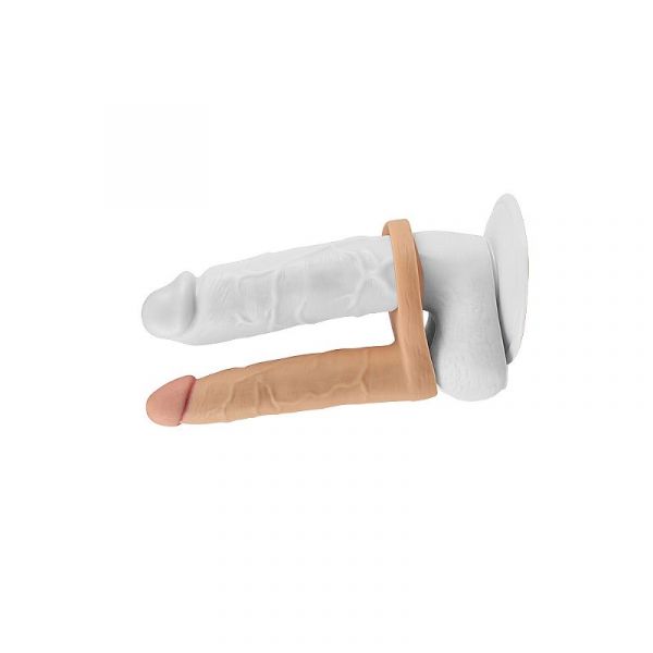 Plug 15,8 x 2,9 cm Anel Companheiro Cyberskin com Vibrador