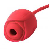 Vibrador Duplo Estímulo com Pulsação - Formato de Rosa - Flowery PRO