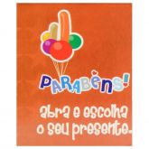 Cartão (Parabéns, abra e escolha teu presente)