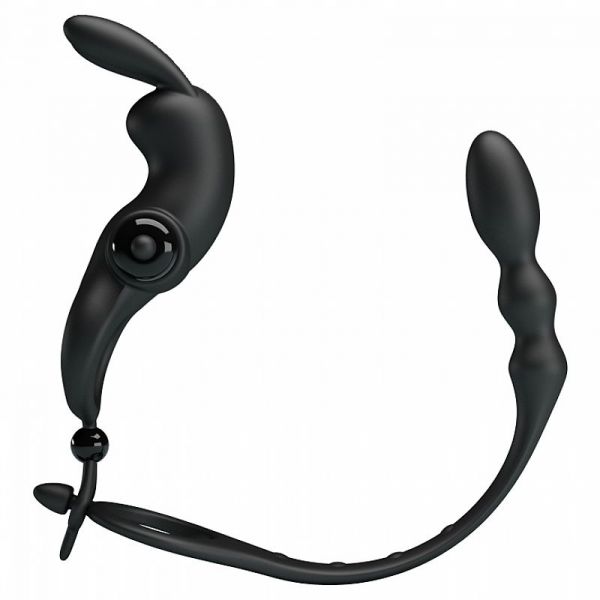 Estimulador de Próstata com Aanel Peniano e Vibrador.