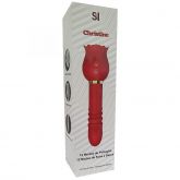 Vibrador de Ponto G e Clitóris Rosa com Pulsação e Vai e Vem - Christine