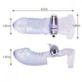 Capa para Dois Dedos com Vibrador