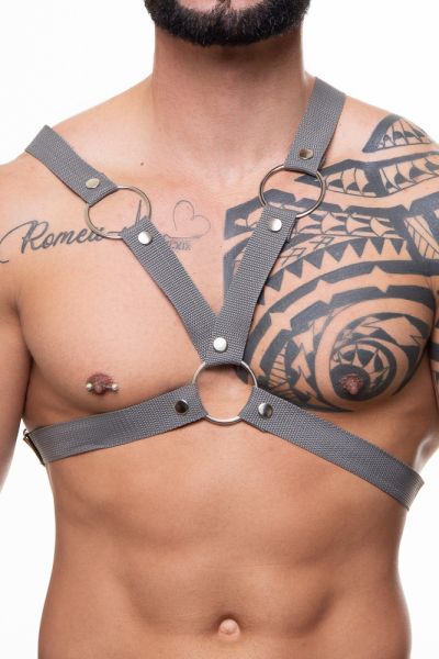 Harness Nylon Cinza