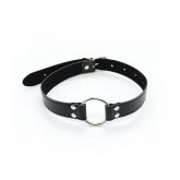 Mordaça Choker com Anel de Metal