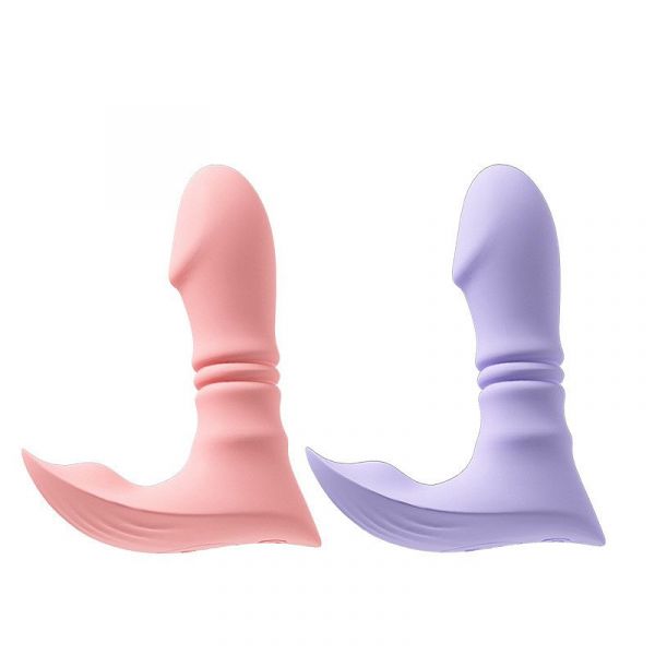 Vibrador de Ponto G e Clitóris com Vai e Vem - Controle Remoto