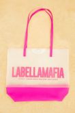 Bolsa LabellaMafia Beachwer Rosa e Transparente