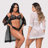 *Conjunto 3 Peças com Robe