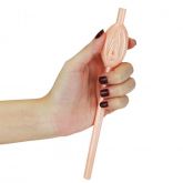 Kit com 9 Canudos em Formato Vagina