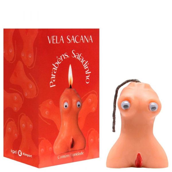 Vela Sacana Parabéns Safadinho Vagina