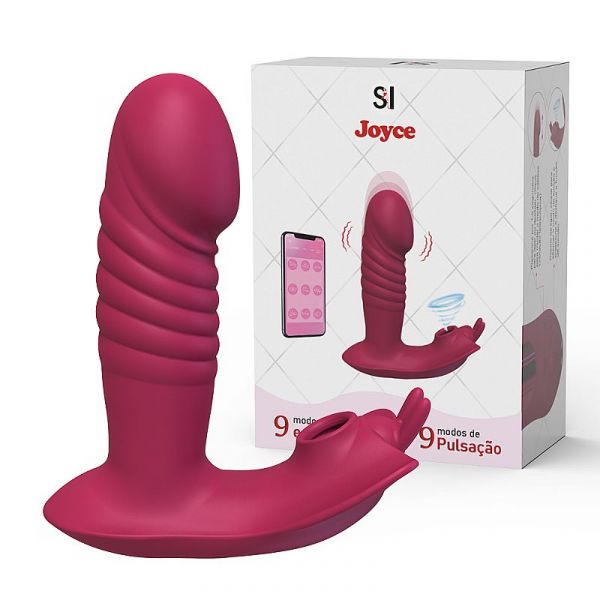 Vibrador Duplo Estimulos com Pulsação - Joyce
