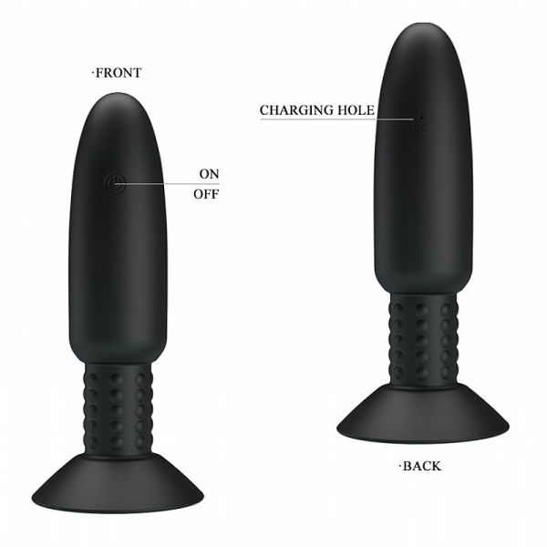 Plug com Controle Vibração e Rotação e Ventosa