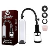 Bomba Manual Manual 6 - 3 Anéis de Silicone e 1 Forma de Vagina