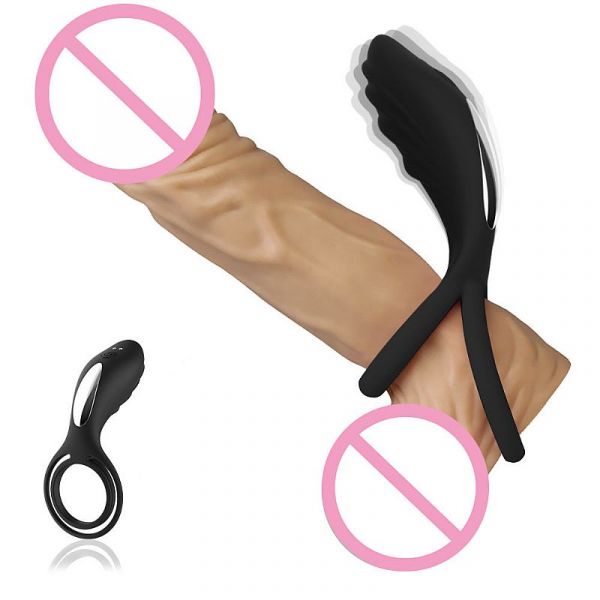 Anel Vibrador Recarregável Duplo - Slipper