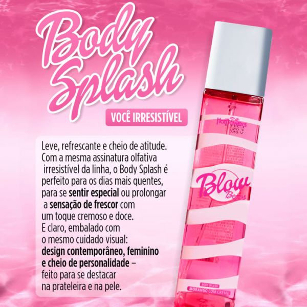 Kit Blow Girl Hidratante, Perfume e Body Splash Morango