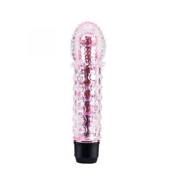 *Vibrador Jelly Personal com Capa Texturizada