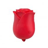 Estimulador Formato Rosa Cúpula - 2x1 com Pulsação e Língua