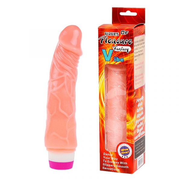 *Prótese 17 x 4 cm Com Vibrador Interno