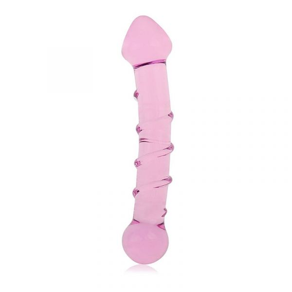 Plug de Vidro com Relevo Espiral - Lovetoy