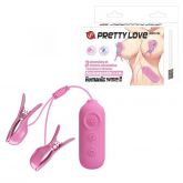 Estimulador de Mamilos com Vibrador e Choques - Nipple Clip