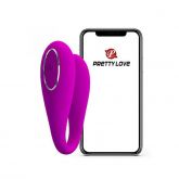 Vibrador de Casal Via Bluetooth August - Pretty Love