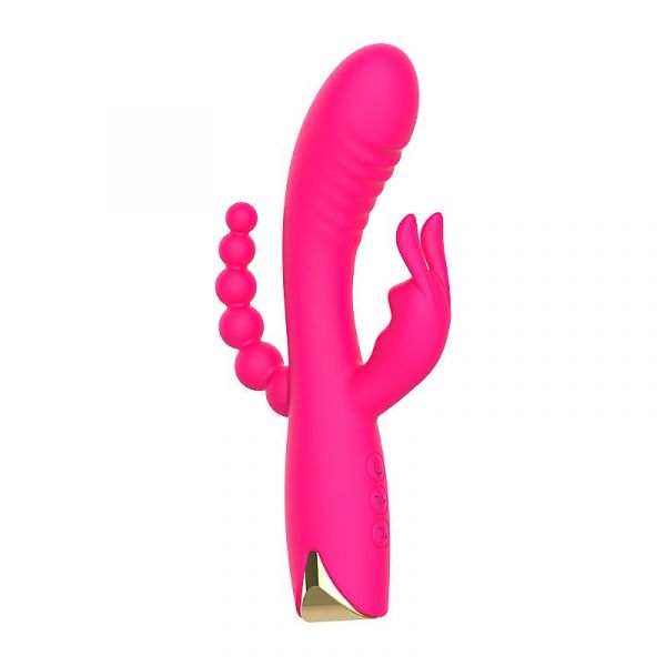 Vibrador Triplo Estímulos Recarregável - 3 em 1