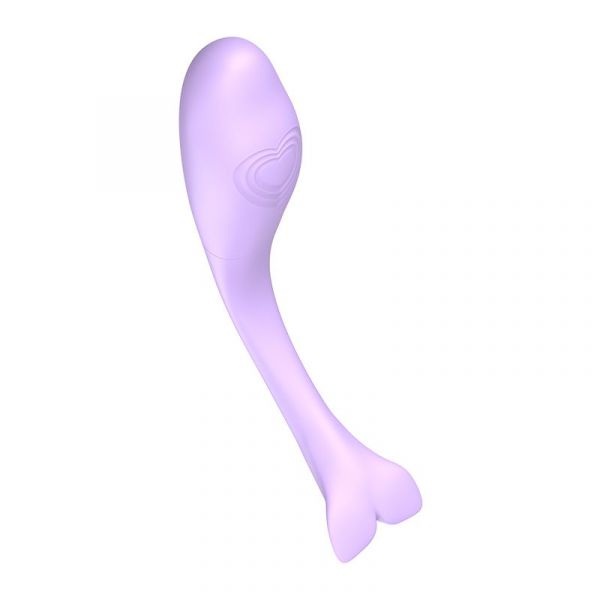 Vibrador Dobrável com Aplicativo - Lilás