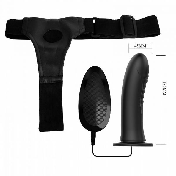 Capa com Cinta e Vibrador Myron - Pretty Love