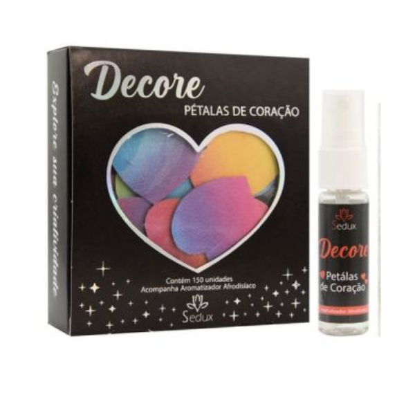 Pétalas Coração Colorida Com Aromatizador