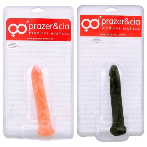 Protese 15,5 x 2,7 cm Maciço Prazer e Cia
