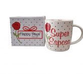 Caneca Porcelana 300ml - Super Esposa