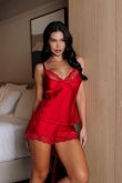 *Short Doll Cetim Vermelho