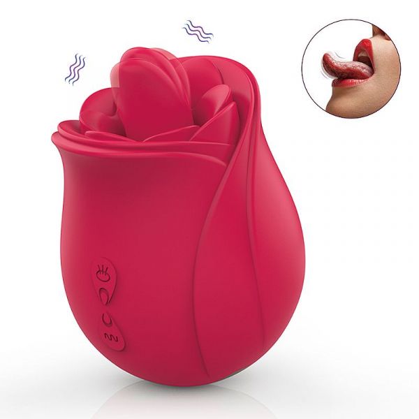 Estimulador de Clitóris com Formato Língua - Rosa