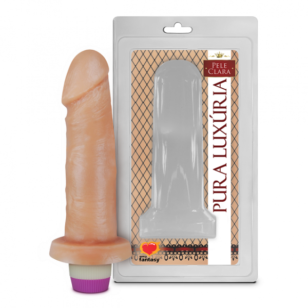 Prótese 14 x 3,7 cm Vibrador Interno