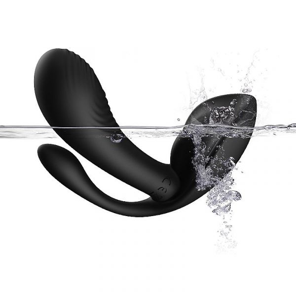 Vibrador Triplo Estímulo Ponto G, Externo com Plug Anal - Dibe