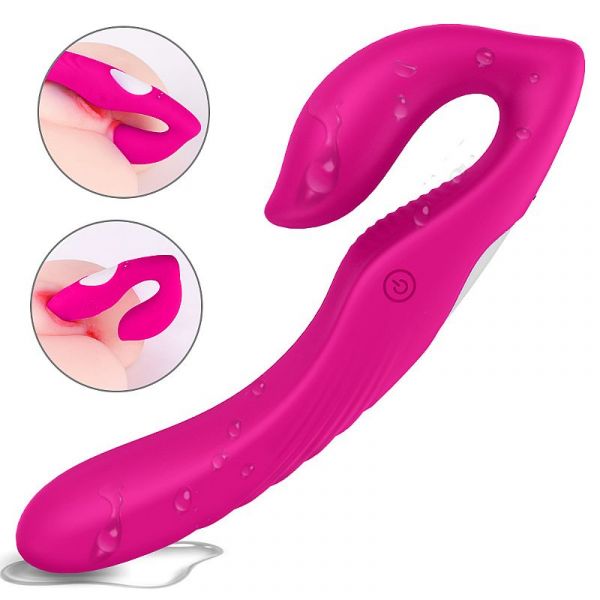 Vibrador Dupla Penetração Strapless - Nami - S-Hande