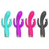 Vibrador Triplo Estímulos Recarregável - 3 em 1