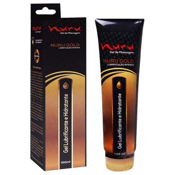 *Nuru Gold 100 ml Gel Lubrificante com hidratante