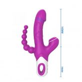 Vibrador Triplo Estímulos - Eros