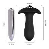 Plug Anal com Vibrador Capsula - Diamond - S-Hande