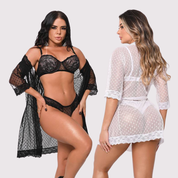 *Conjunto 3 Peças com Robe