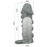 Capa Peniana Extensora com Anel para Escroto - Penissleeve