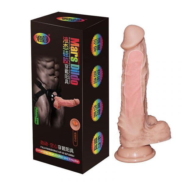 Capa Peniana com Cinta Ajustável -  Mars Dildo