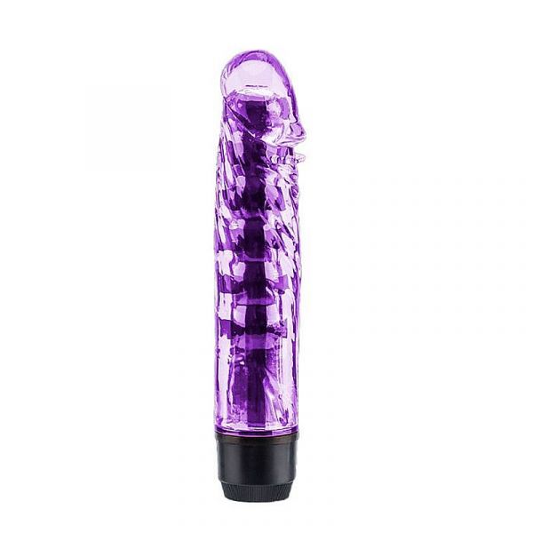 *Vibrador Jelly Estilo Personal com Capa Levemente Texturizada