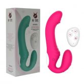 Vibrador Dupla Penetração Strapless - Recarregável - NV TOYS