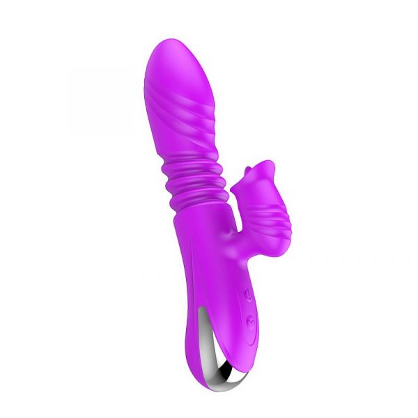 Vibrador Duplo Estimulo com Língua e Vai e Vem 2